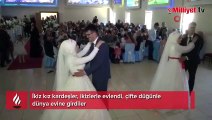 Hayaliydi, gerçek oldu! İkiz kız kardeşler ikizlerle evlendi