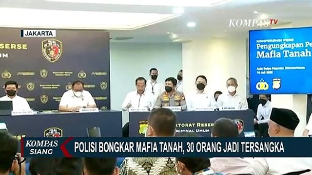 Menteri ATR-BPN Hadi Tjahjanto Copot 13 Pejabat BPN Terlibat Mafia Tanah
