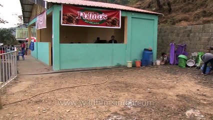 Smoked pork laid out in the open at Hornbill festival, Nagaland