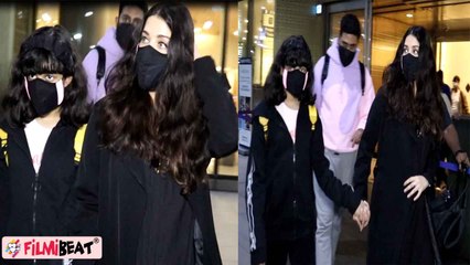 Aishwarya Rai बेबी बंप छुपाते हुए पति Abhishek के साथ हुईं स्पॉट, क्या Pregnant हैं Actress? | *News