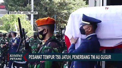 Suasana Penghormatan Terakhir Lettu Allan, Penerbang Pesawat Tempur T-50i yang Jatuh di Blora