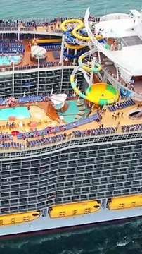 THE LARGEST CRUISE SHIP IN THE WORLD - ROYAL CARIBBEAN SYMPHONY OF THE SEAS #shorts #subscribe