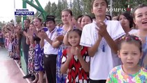 Momen Langka! Presiden China Xi Jinping Kunjungi Kampung Muslim Uighur