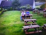 Hilarious video of lads in a Leeds beer garden goes viral as viewers 'can't stop laughing'