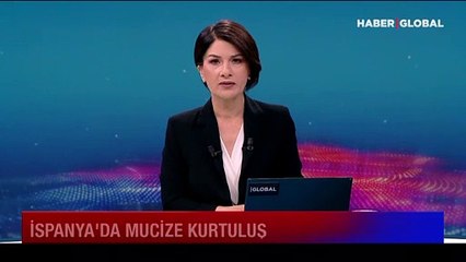 İspanya'da alevler arasında mucize kurtuluş kamerada