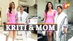 WATCH Kriti Sanon Help Mom Amid Photographers