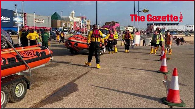 Blackpool Gazette news update 19 July 2022: Blackpool sea rescue near Central Pier