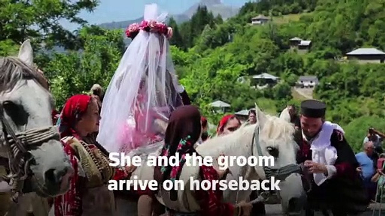Traditional Macedonian wedding starts with a shave