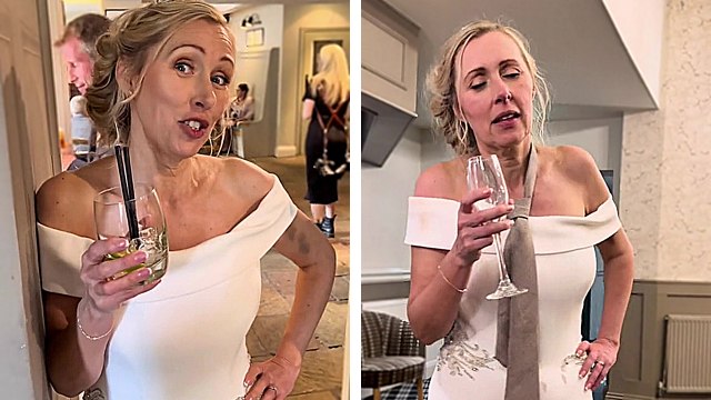 La différence entre le 1er et le dernier verre d'alcool lors d'un mariage