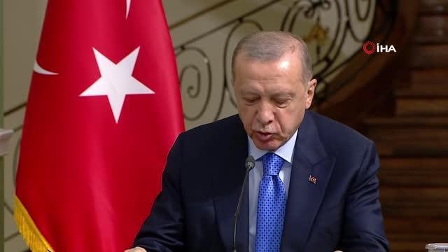 Cumhurbaşkanı Recep Tayyip Erdoğan, İranlı mevkidaşı Reisi ile gerçekleştirdiği basın toplantısında, Terörle mücadelemiz büyük bir önem arz ediyor.