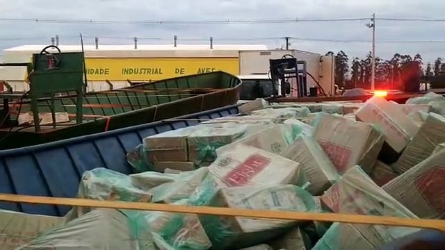 Polícia apreende dois barcos lotados com cigarros do Paraguai em Porto Mendes