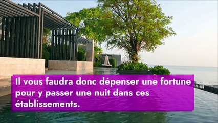 Les hôtels de luxe qui coûtent le plus cher à la nuitée