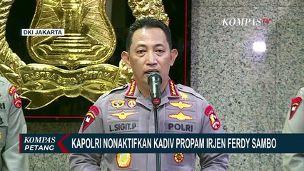 Kasus Polisi Tembak Polisi Naik ke Penyidikan Pasca Irjen Ferdy Sambo Dinonaktifkan!