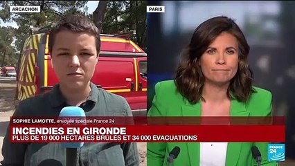 Incendies en Gironde : des conditions météorologiques plus favorables mais des feux toujours féroces