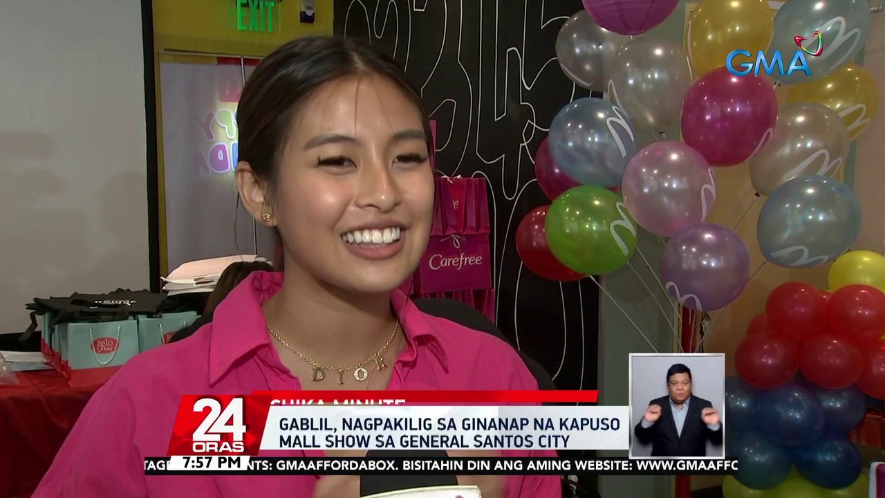 "Love You Stranger" star Gabbi Garcia, enjoy sa face-to-face bonding kasama ang kanyang fans | 24 Oras
