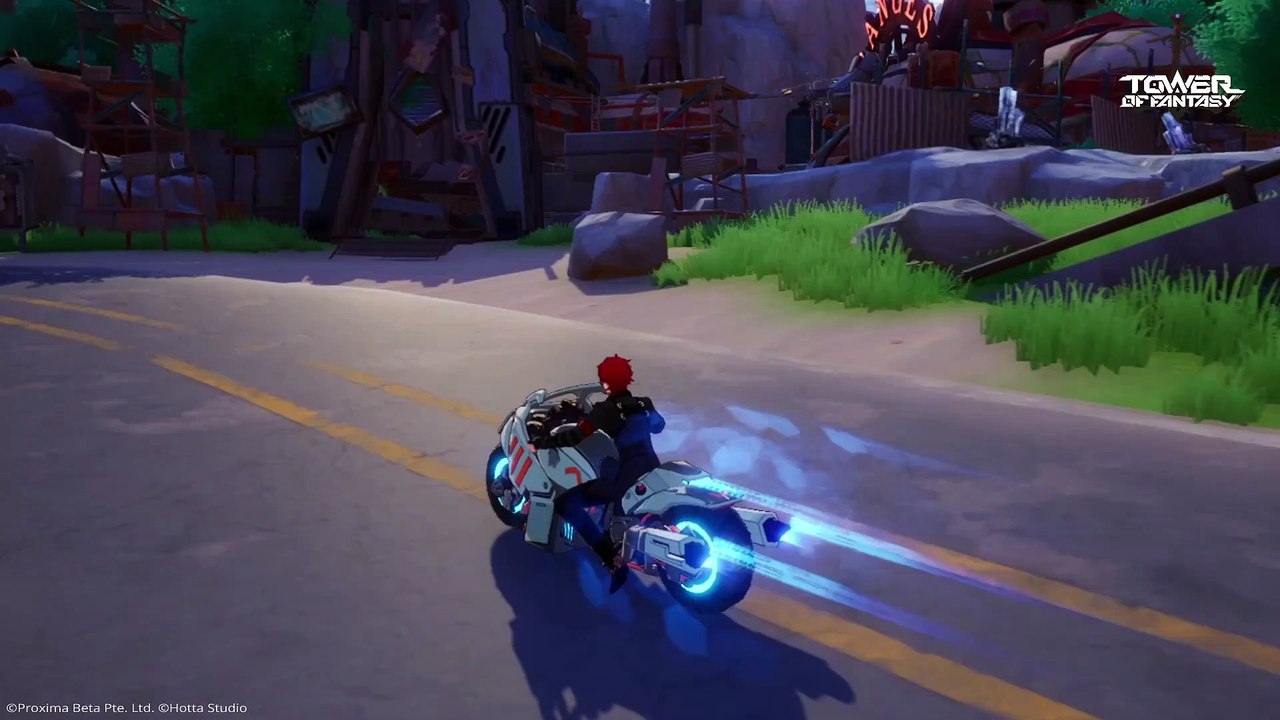 Motorräder im MMORPG? Tower of Fantasy zeigt im Trailer ein cooles Feature