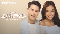 WATCH: Kobie Brown and Andi Abaya on PEP Live!