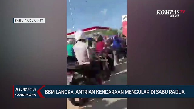 BBM Langka, Antrian Kendaraan Mengular di Semua SPBU Kabupaten Sabu Raijua