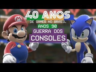 Games nos anos 1990: Sega vs. Nintendo