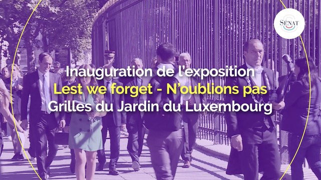Inauguration de l'exposition Lest we forget - N'oublions pas