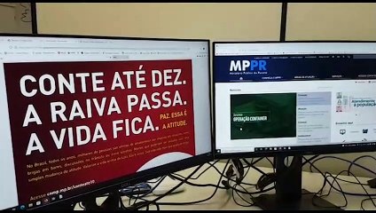 Mortes têm sido provocadas pela falta de paciência em Cascavel; MP pede que população "Conte Até 10" antes de reagir a qualquer conflito