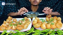 100 Fuska/Panipuri Eating Challange | Golgappa Eating Challenge | Food Challenge | UmHungriii |