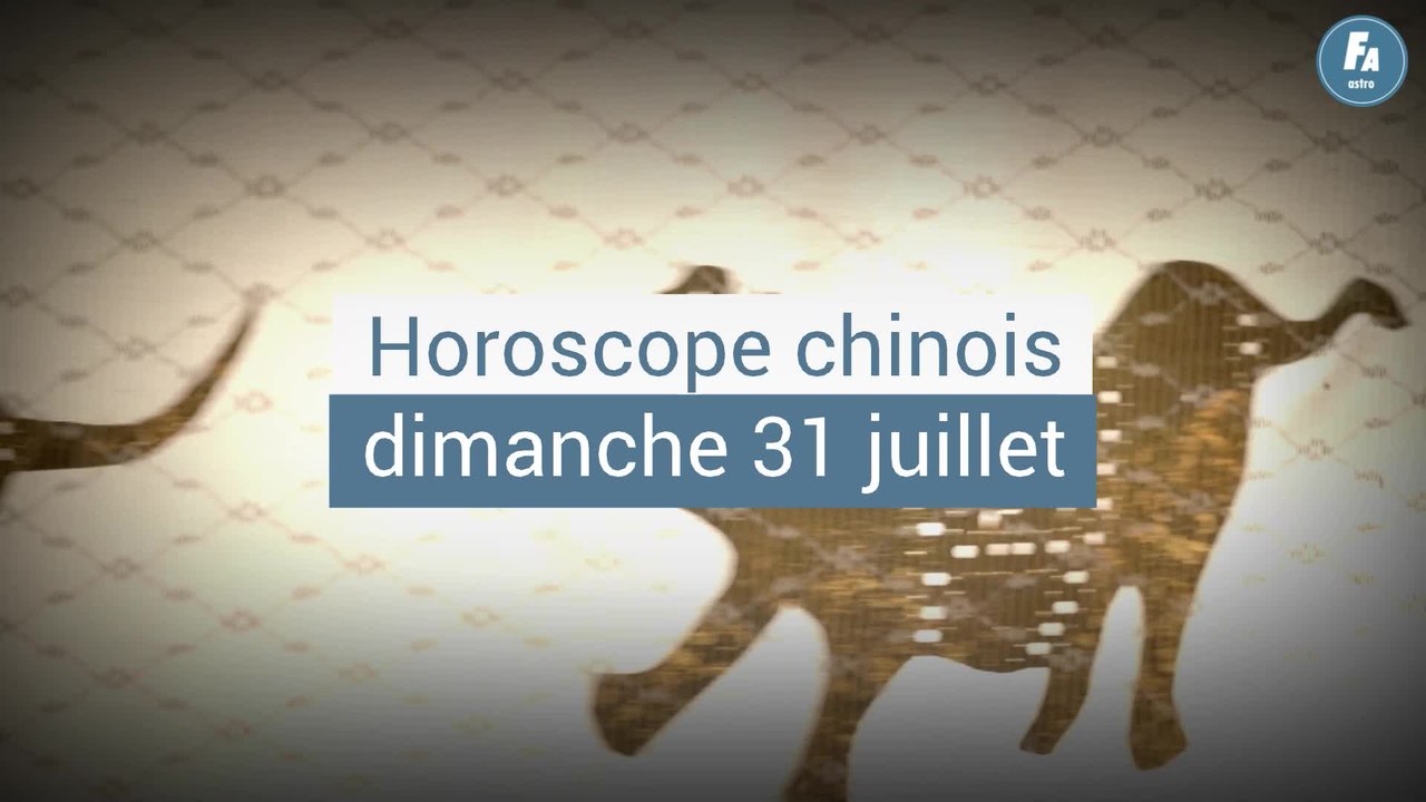 FEMME ACTUELLE - Horoscope chinois du jour du dimanche 31 juillet 2022, le Coq de Bois