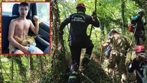 8 gün sonra ormanda bulunan 20 yaşındaki Şehmus böğürtlen yiyerek hayatta kalmış