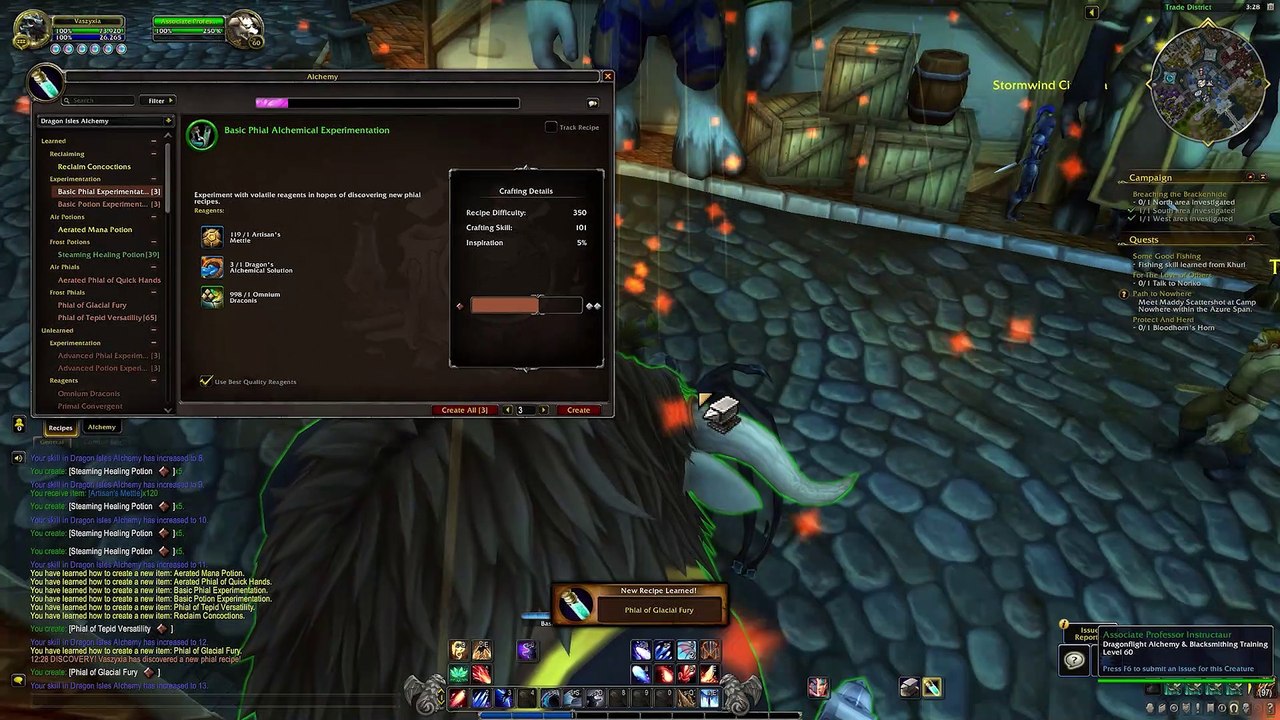 WoW: Dragonflight - Alchemie kann gefährlich sein