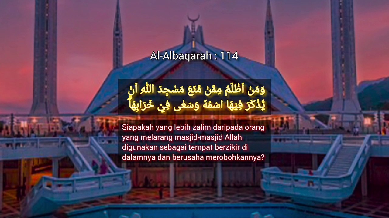 Hanya milik Allah timur dan barat | QS. Al-Baqarah : 114 - 115