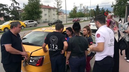 Otomobilin frenleri tutmayınca kaza kaçınılmaz oldu! Yaralılar var