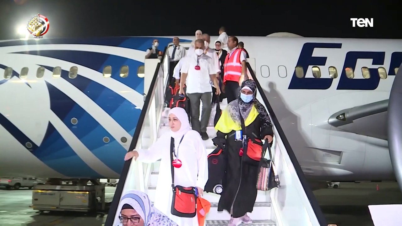 عودة بعثة الحج للقوات المسلحة من الأراضى المقدسة إلى أرض الوطن بعد أداء مناسك الحج