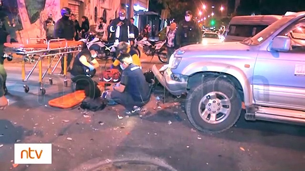 Heridos en accidente de tránsito
