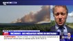 Incendie dans le Finistère: "Plusieurs centaines d'habitants évacués dans la nuit" annonce le président du conseil départemental du Finistère, Maël de Calan