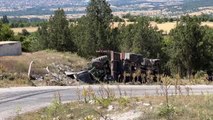 Son dakika haber | Freni boşalan kamyondan atlayan 1 kişi öldü, 1 kişi yaralandı