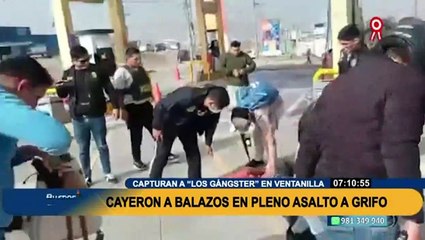 Capturan a "Los Elegángster", cuatro delincuentes que iban a asaltar un grifo en Ventanilla