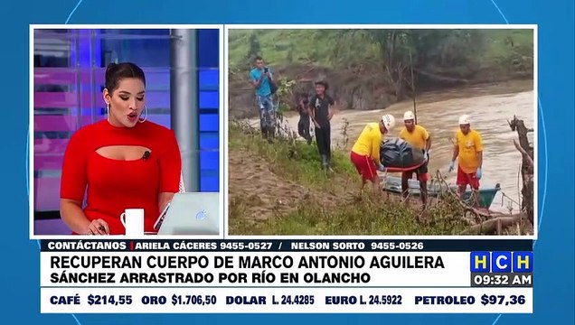 ¡Recuperan cadáver de hombre arrastrado por río en zona montañosa de Olancho!