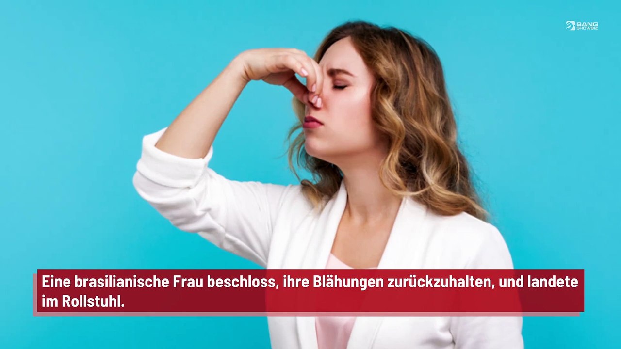 Eine Frau hält Blähungen zurück und landet im Rollstuhl