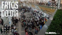 Aeroporto de Belém: derrapagem de avião cancela voos e causa filas de mais de 4 horas de espera