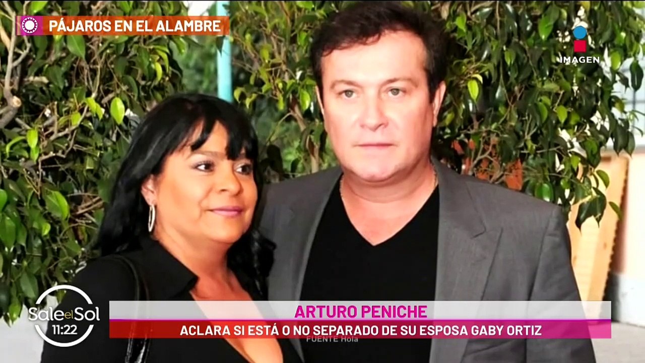 Arturo Peniche HARTO de rumores sobre su supuesto divorcio