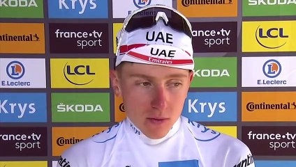 Tour de France 2022 - Tadej Pogacar : "It wasn't the day I was hoping for, I tried, but it wasn't our day, It's not a bad day, but not a very good one either, especially for the team"