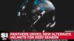Panthers Unveil New Black Alternate Helmets for 2022 Season