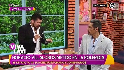 Horacio Villalobos se disculpa tras comentario sobre el "Chapulín Colorado" y "Cantinflas"
