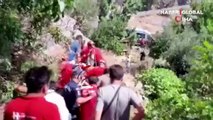 Fethiye'de ölümden döndüler!  1700 metreden paraşütle sert iniş yaptılar