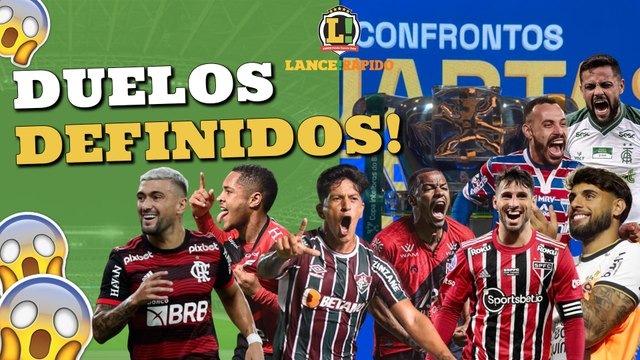LANCE! Rápido: Fla encara o Furacão, Timão pega o Atlético-GO e mais das quartas da Copa do Brasil