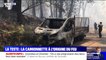 INFO BFMTV - Les images de la camionnette à l'origine de l'incendie de La Teste-de-Buch