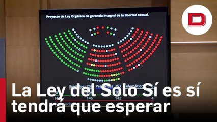 PP y Junts impiden en el Senado la aprobación definitiva de la Ley del Solo Sí es sí