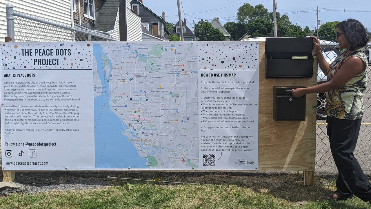 ‘Peace Dots’ Are Tracking Good Deeds Across Buffalo