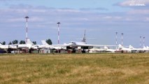 شاهد | قاذفات استراتيجية روسية من طراز Tu-160 تحلق فوق بحر بارنتس