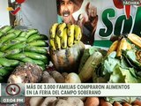 Más de 2 mil 900 familias son beneficiadas en la Feria del Campo Soberano en Táchira